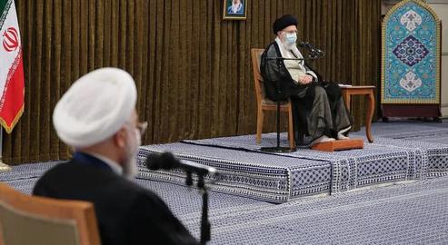 It came after Khamenei used his final address to Rouhani's cabinet last week to criticize its "trust" in the US