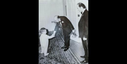 Trudeau, whose father Pierre was prime minister in the 1970s, met Iranian prime minister Amis Abbas Hoveyda around 1973