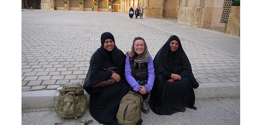 Meeting local women in Esfahan