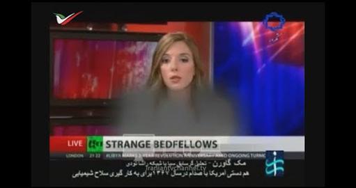 محو کردن بخشی از بدن مجری زن خارجی، برای به گناه نیفتادن بینندگان داخلی