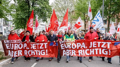 The union, one of the biggest in the world, has condemned  the treatment of Iranian workers