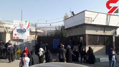 Families of the victims who died when the plane was shot down wander around the Medical Examiner's building in Kahrizak in Tehran province, waiting for the bodies of their loved ones to be released