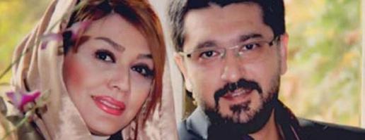 امیر حسین مدرس، مجری برنامه‌های مذهبی تلویزیون دولتی ایران و همسرش