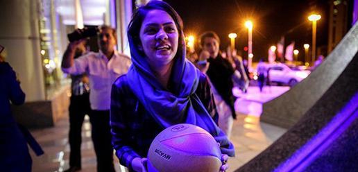 Volleyball team welcomed home by adoring fans