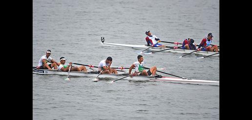 Iran's female rowing team win third place at Asian Games
