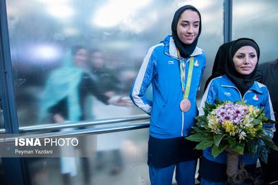 Olympian Star Kimia Alizadeh Returns from Rio