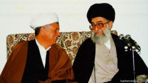 Rafsanjani and Khamenei, an alliance that turned into a rivalry.