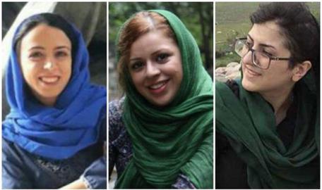 Authorities arrested Hoda Amid, a lawyer and a member of the Bar Association, sociologist and researcher Najmeh Vahedi and women’s rights advocate Maryam Azad in September