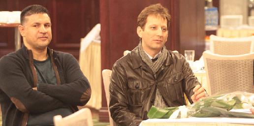 Ali Daei has good relations with a variety of people. This photo shows him with Babak Zanjani (right), the billionaire who is now facing a death sentence