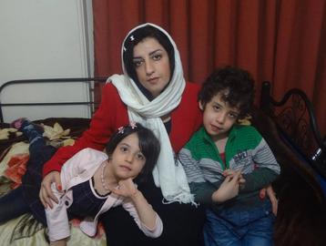 Human Rights Activist Narges Mohammadi and Her Children