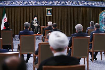Iran's Supreme Leader Ali Khamenei used his last address to Hassan Rouhani's cabinet to launch an attack on its engagement with "the West"