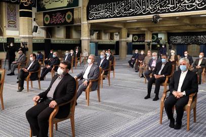 حضور اسلامی در دیدار دولت رئیسی با رهبر انقلاب