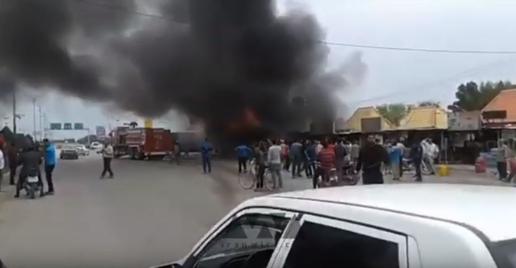 به آتش کشیدن ۵ واحد مسکونی و ۳ باب مغازه به خاطر درگیری در آبادان