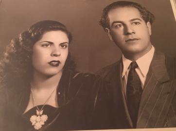 Lida's mother and father, Shokouh and Shojadin. Copyright  Lida Taghinia