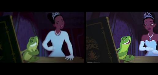 The princess from the 2009 'Princess and the Frog' had to cover her shoulders in Iran