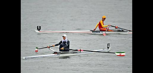 Iran's female rowing team win third place at Asian Games