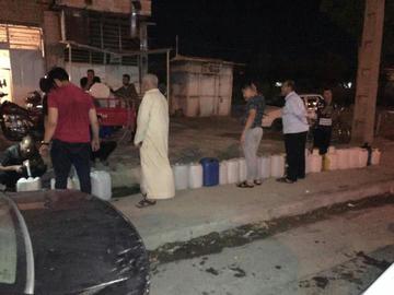 Residents have to wait for hours for drinking water
