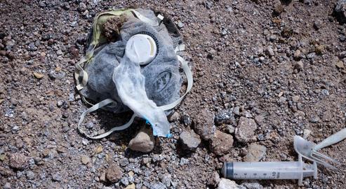 Mountains of Hospital Waste in Southern Tehran