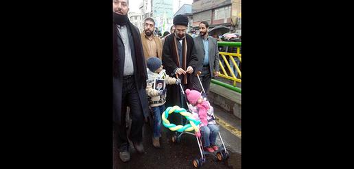 Photographs of the Supreme Leader’s children and grandchildren were circulated widely on social media and in the Iranian press.