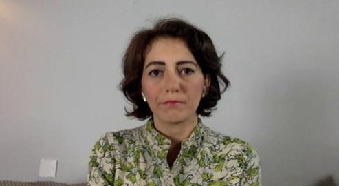 Elika Ashouri says she is worried about her father's health, but says he remains in good spirits