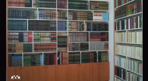 Nasser Sobhani's library, which contained more than 1,500 books on the history of Islam and jurisprudential principles