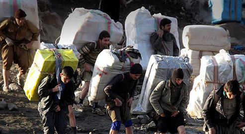 Others take on illicit or illegal jobs, with more than 70,000 kulbars (border couriers) risking life and limb to operate in the area