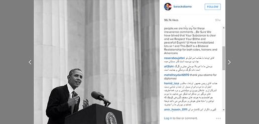 Iran’s Instagram Trolls Attack Obama's Account