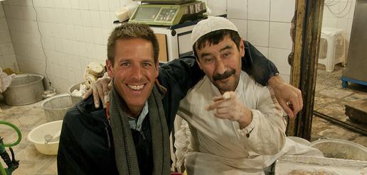 Dan and Iranian baker- Rasht