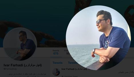 Ivar Farhadi was sentenced to six years in prison for his postings on social networks