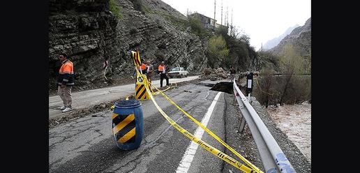 Flooding Blocks Chaloos road
