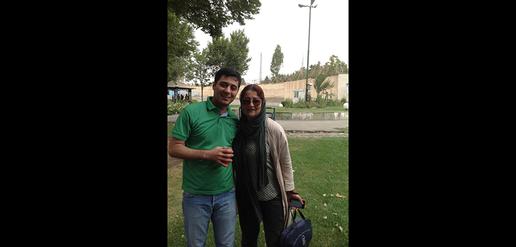 مسعود باستانی در مرخصی زندان قبلی خود با مهسا امرآبادی ازدواج کرده بود