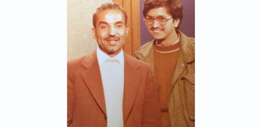 عبدالناصر همتی در کنار محمدعلی رجایی