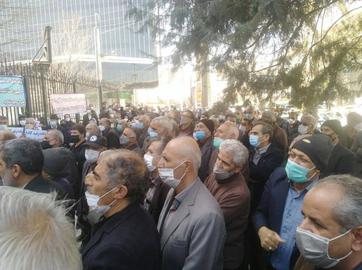 تجمع اعتراضی بازنشستگان تامین اجتماعی در چندین شهر ایران