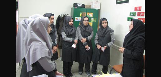 In Iran, teenage girls are required to wear the hijab and a strict uniform at school