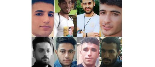 At least eight people, all young men, were killed by security forces in Khuzestan in the past week