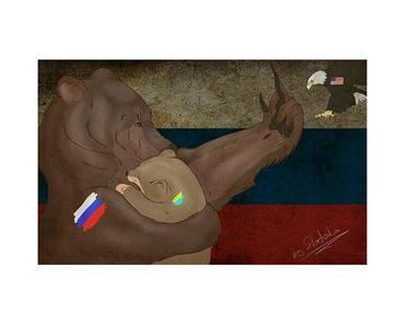 اکراین و خلاقیت کاریکاتوریست‌ها