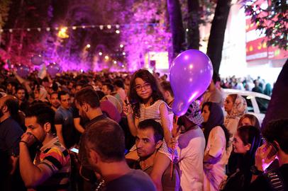 Iranians Celebrate, Embracing an Unknown Future