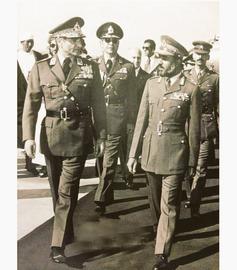 The shah of Iran meeting Sultan Qaboos, Muscat, 1977