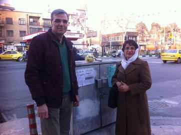 Nasrin Sotoudeh (right) was arrested on June 13