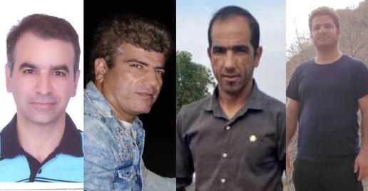 Four Christian converts appeared in court on August 3. Left to Right: Alireza Varak-Shah, Hojjat Lotfi Khalaf, Mohammad Ali (Davoud) Torabi, and Esmaeil Narimanpour