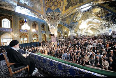 Khamenei Attacks Rouhani’s Policies in New Year Speech