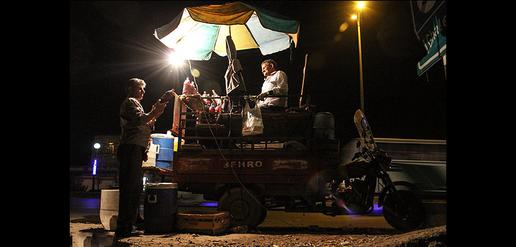 Street Traders in Tehran