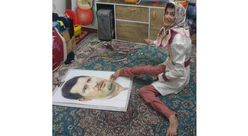 Ronaldo and Me: The Disabled Iranian Painter Who Shot to Fame