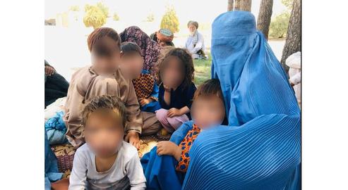 There were formerly six children in this family, who live in a tent outside Herat, Afghanistan