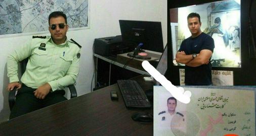 ستوان یکم «فریبرز کریمی‌زند» از نیروی انتظامی ایران جدا شده و قاچاقی خود را به شهر وان رسانده است.