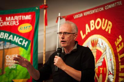 Dave Green, national officer of the Fire Brigades Union