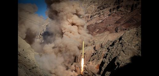 Guards Launch Ballistic Missiles 