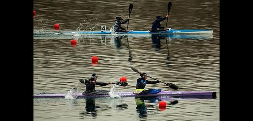 Female Kayak Championship Finishes