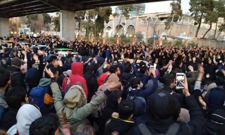 Apart from the rally outside Amir Kabir University, rallies were also held in Tehran in front of City Theater, Vali-e Asr Junction, College Bridge and one other intersection