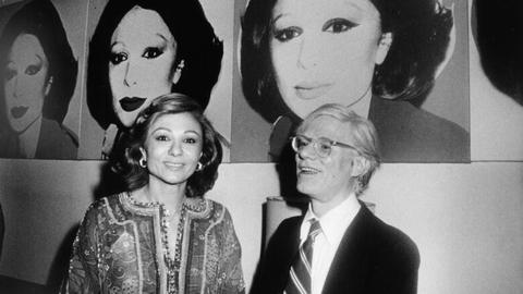 The list of her acquisitions for Tehran is a roll-call of the giants of modernism: Renoir, Gauguin, Van Gogh, Picasso, Rothko, Pollock and Warhol (pictured above with Farah Pahlavi)